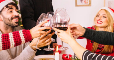 O vinho na ceia de Natal O vinho na ceia de Natal