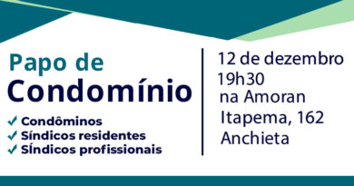 Amoran convida para o Papo de Condomínio