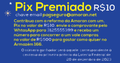 Recursos do Pix Premiado já estão sendo utilizados na revitalização da sede da Amoran