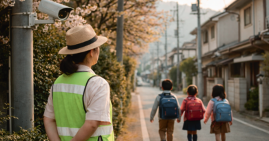 "Mimamori" é um conceito japonês que une o monitoramento por vídeo com a atenção da comunidade (Imagem: IA ChatGPT)